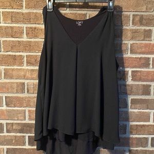 ⚠️ Closet Clean Out LOFT Black Sleeveless Blouse